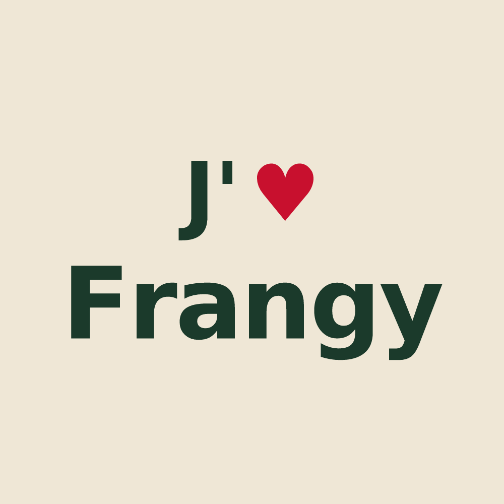 Tote bag personnalisé Frangy — design J'aime Frangy