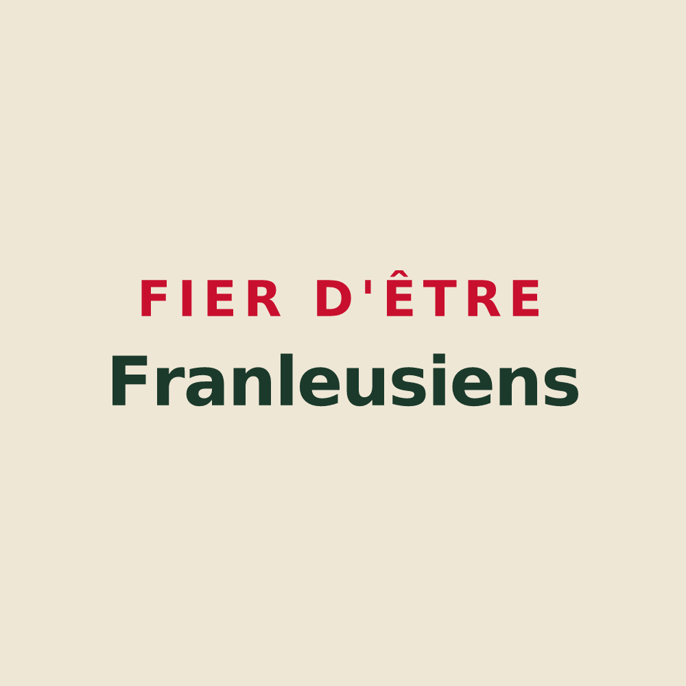 Tote bag « Fier d'être Franleusiens » — design pour Franleu