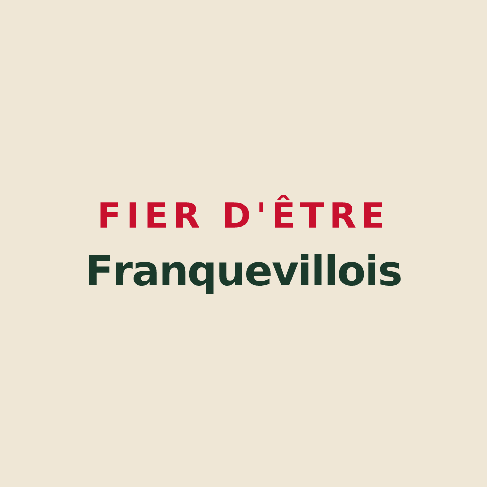 Tote bag « Fier d'être Franquevillois » — design pour Franqueville