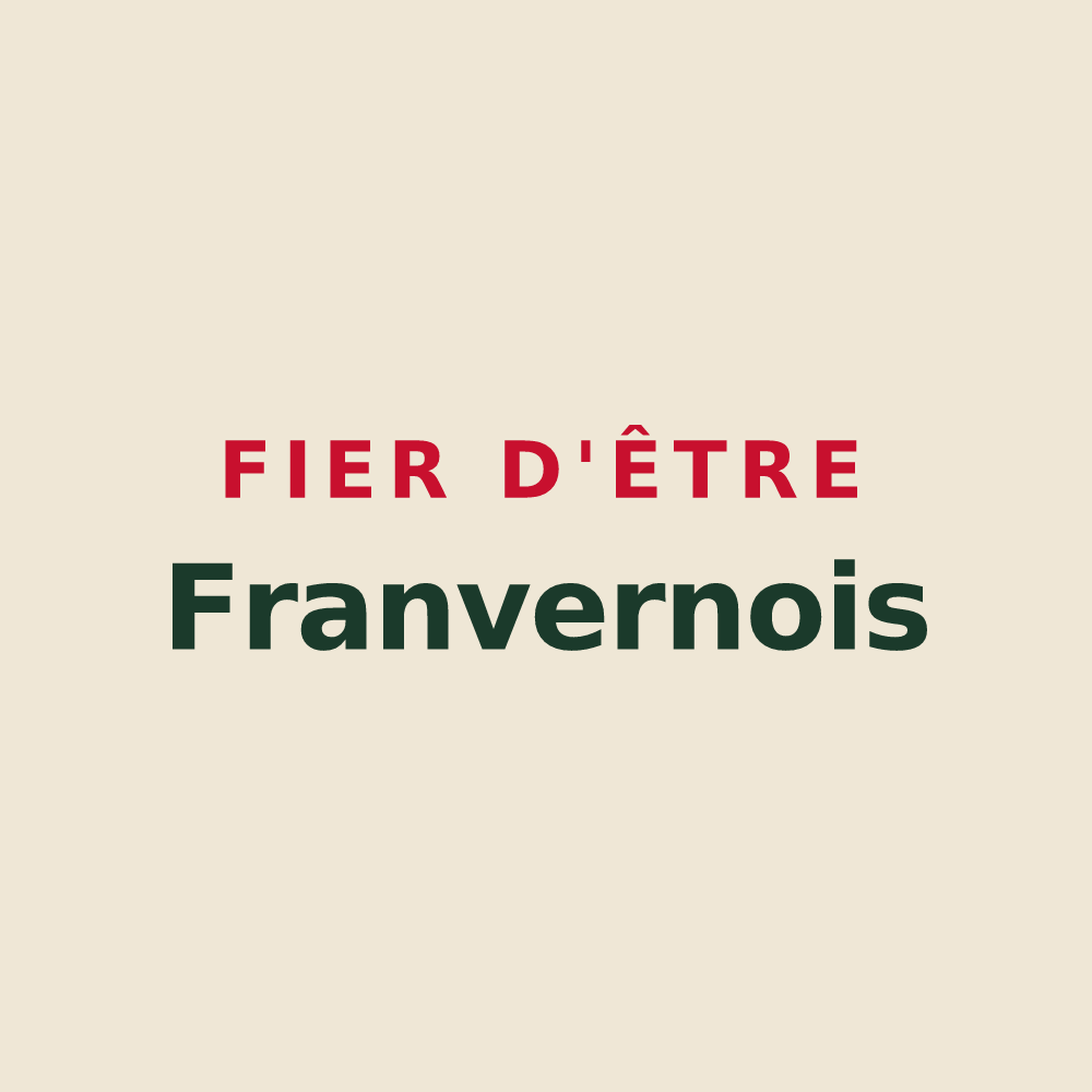 Tote bag « Fier d'être Franvernois » — design pour Frans