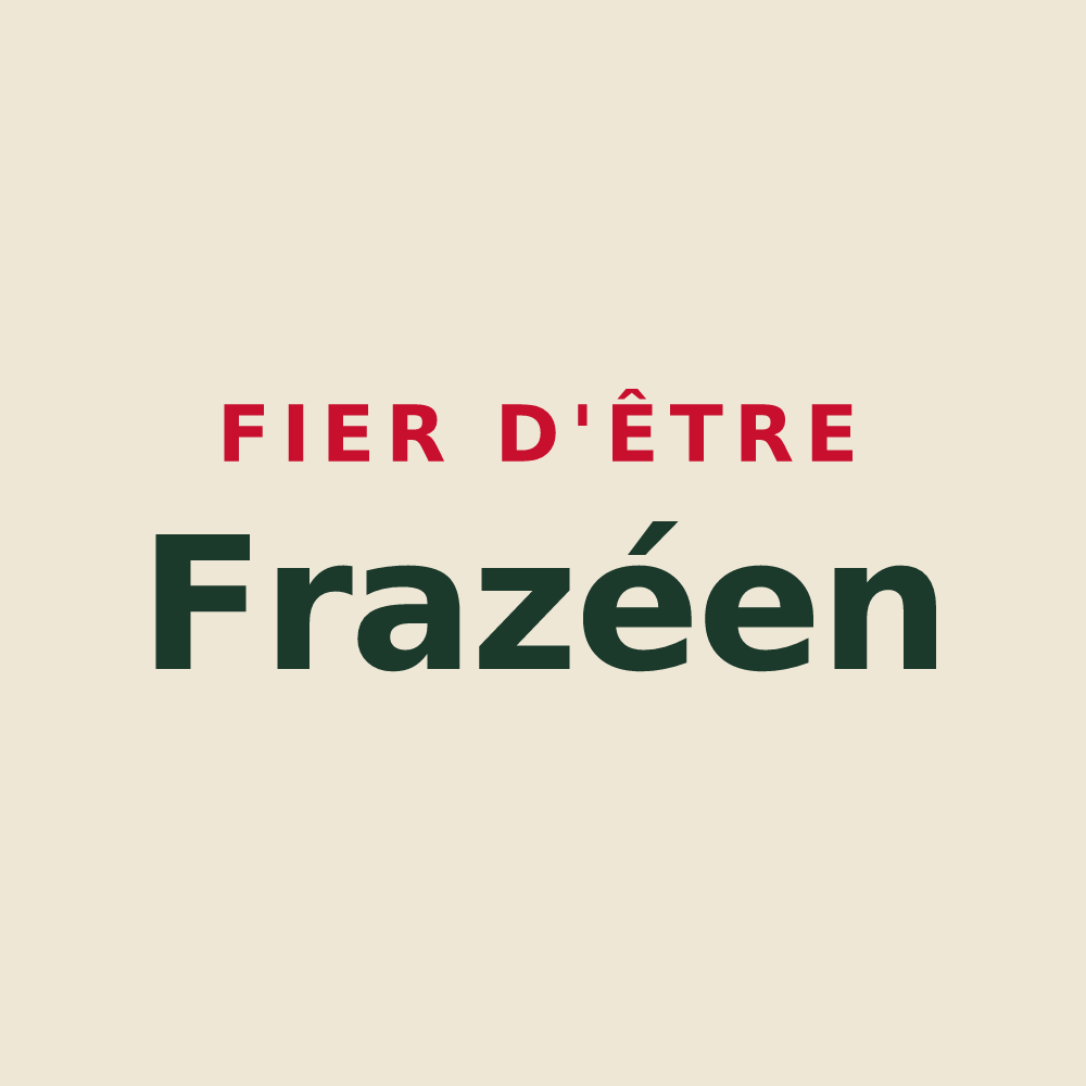 Tote bag « Fier d'être Frazéen » — design pour Frazé