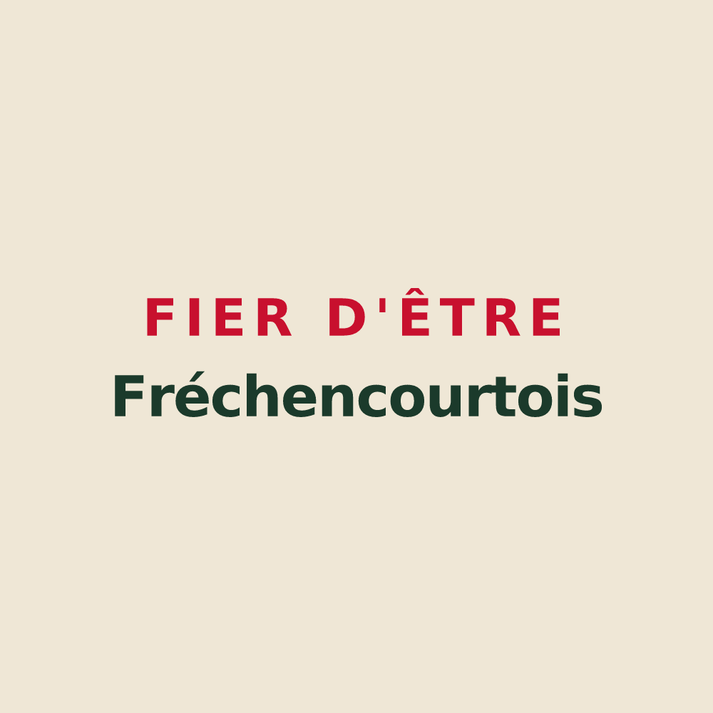 Tote bag « Fier d'être Fréchencourtois » — design pour Fréchencourt