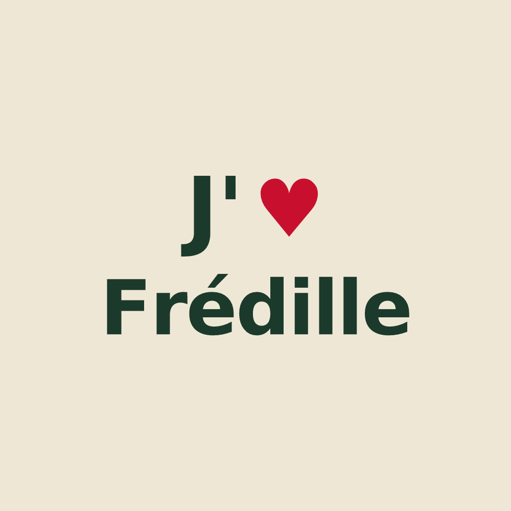 Tote bag personnalisé Frédille — design J'aime Frédille