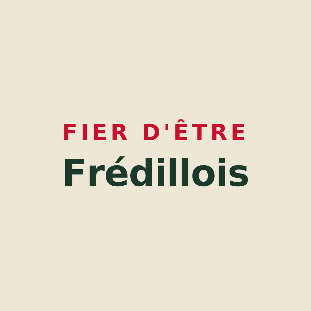 Tote bag « Fier d'être Frédillois » — design pour Frédille