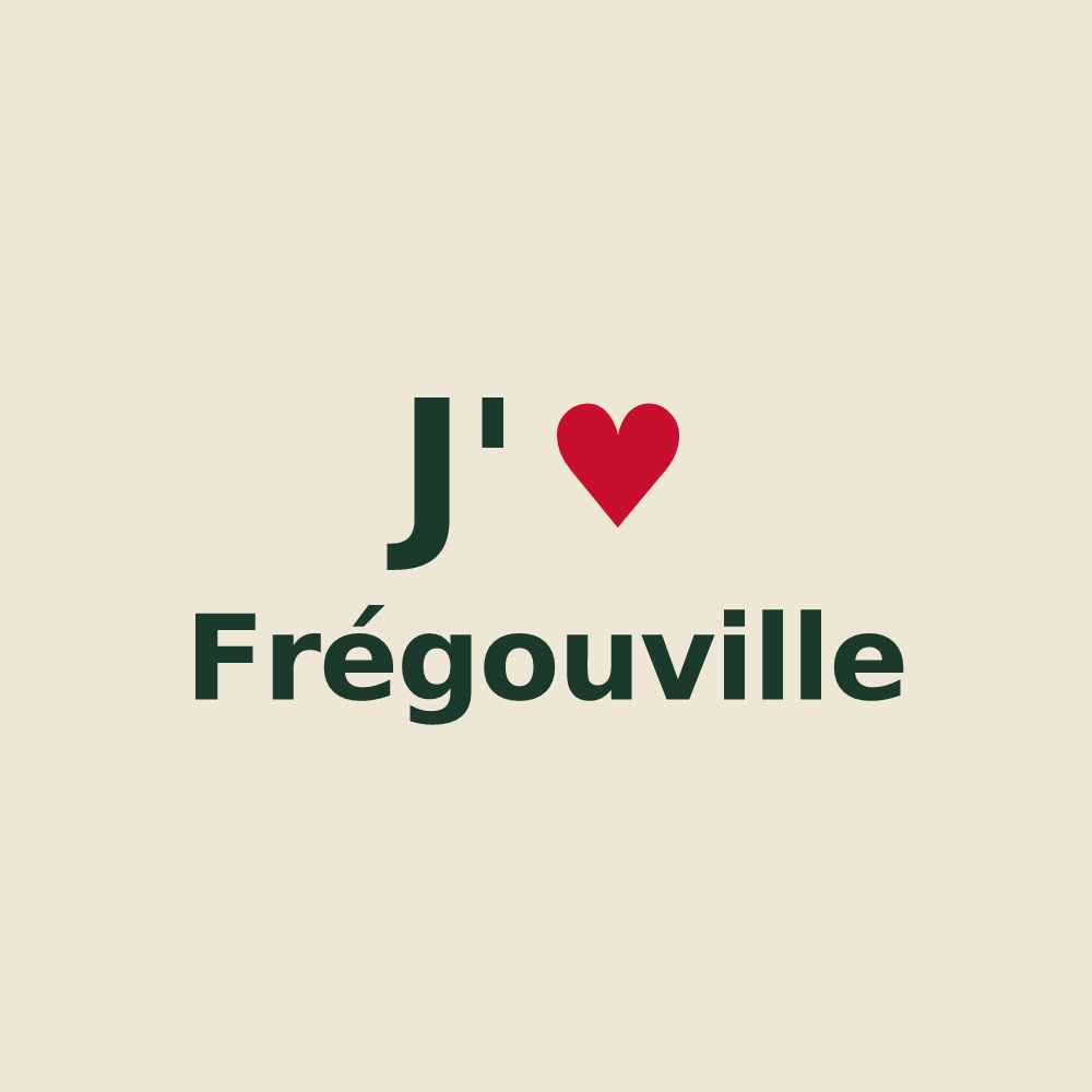 Tote bag personnalisé Frégouville — design J'aime Frégouville