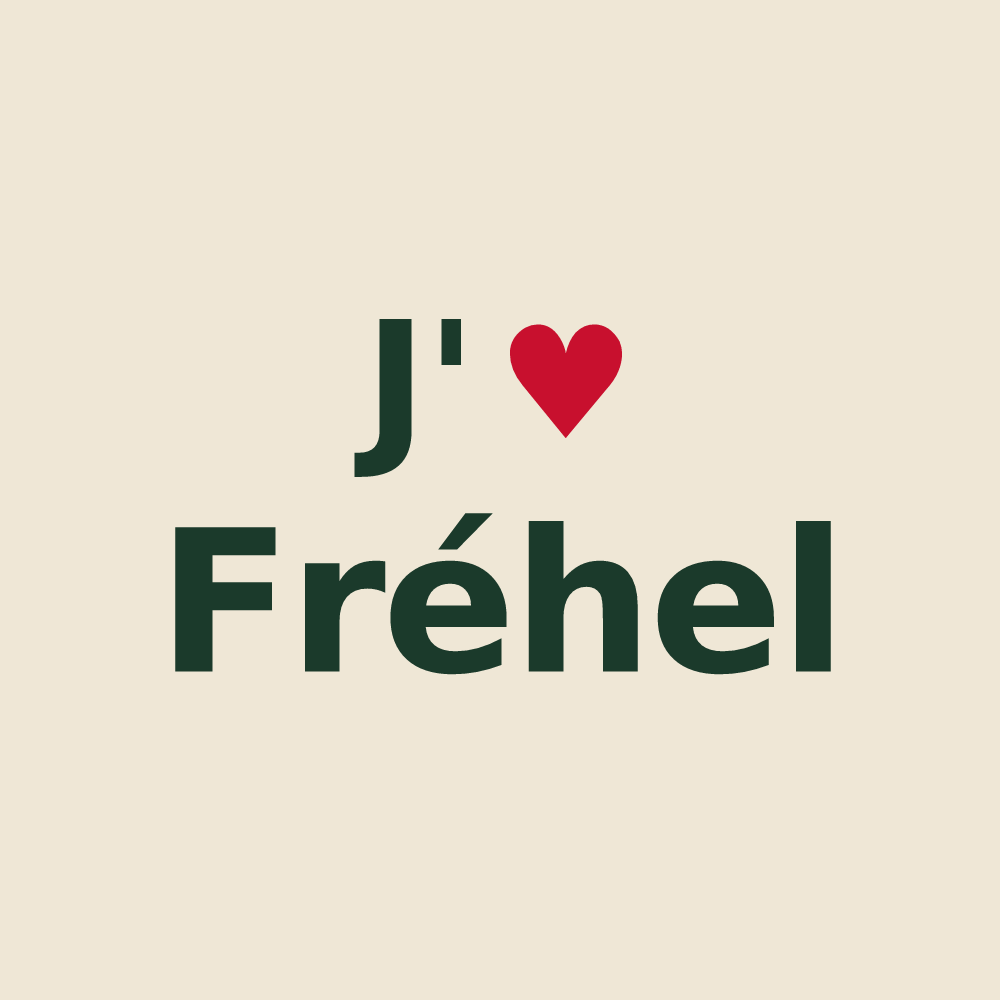 Tote bag personnalisé Fréhel — design J'aime Fréhel