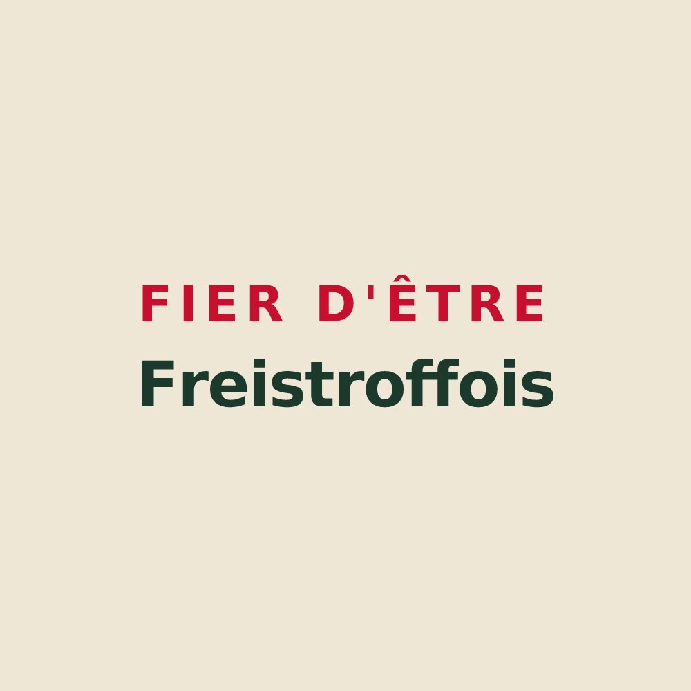 Tote bag « Fier d'être Freistroffois » — design pour Freistroff