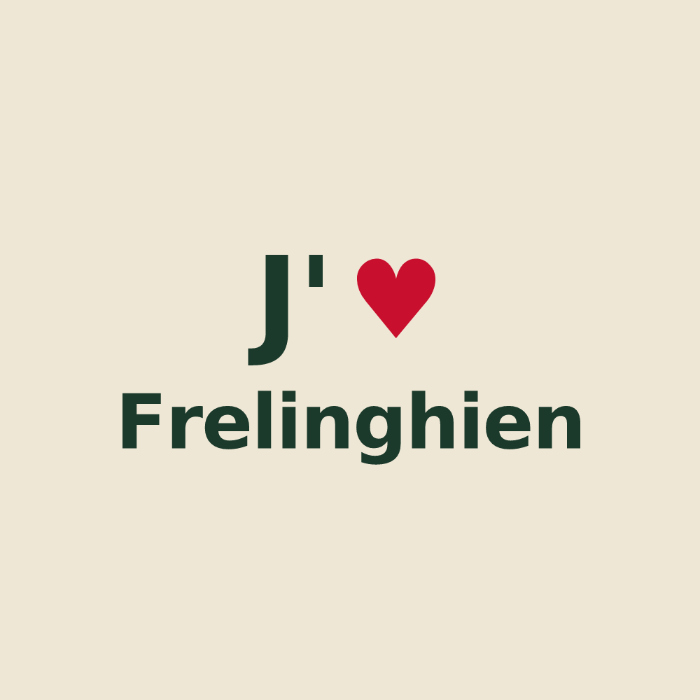Tote bag personnalisé Frelinghien — design J'aime Frelinghien