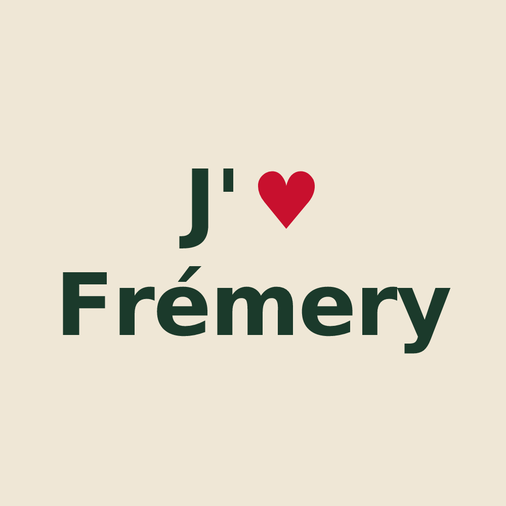Tote bag personnalisé Frémery — design J'aime Frémery