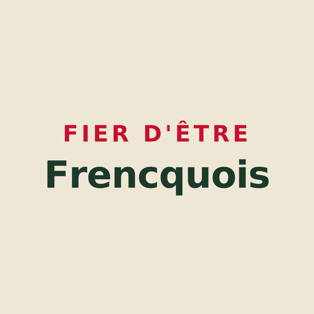 Tote bag « Fier d'être Frencquois » — design pour Frencq