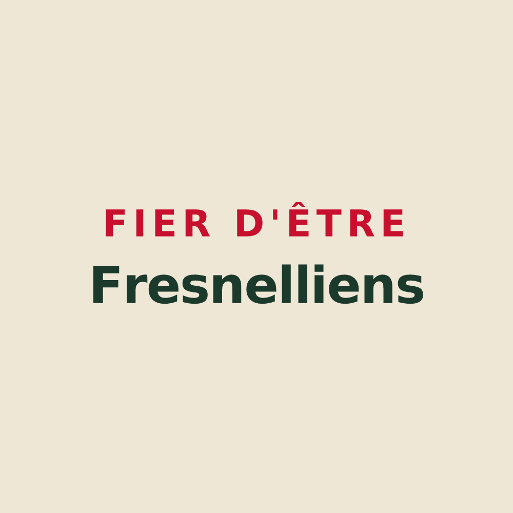 Tote bag « Fier d'être Fresnelliens » — design pour Frenelle-la-Petite