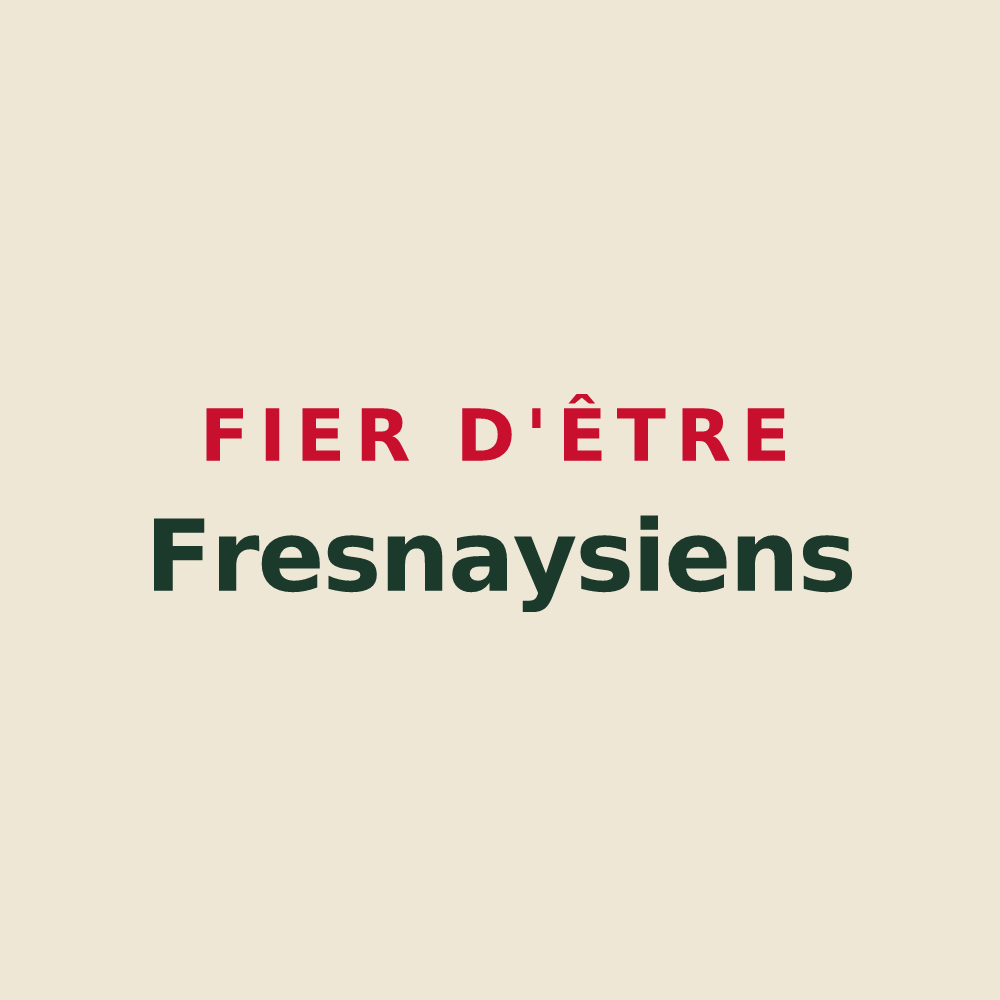 Tote bag « Fier d'être Fresnaysiens » — design pour Fresnay-le-Samson