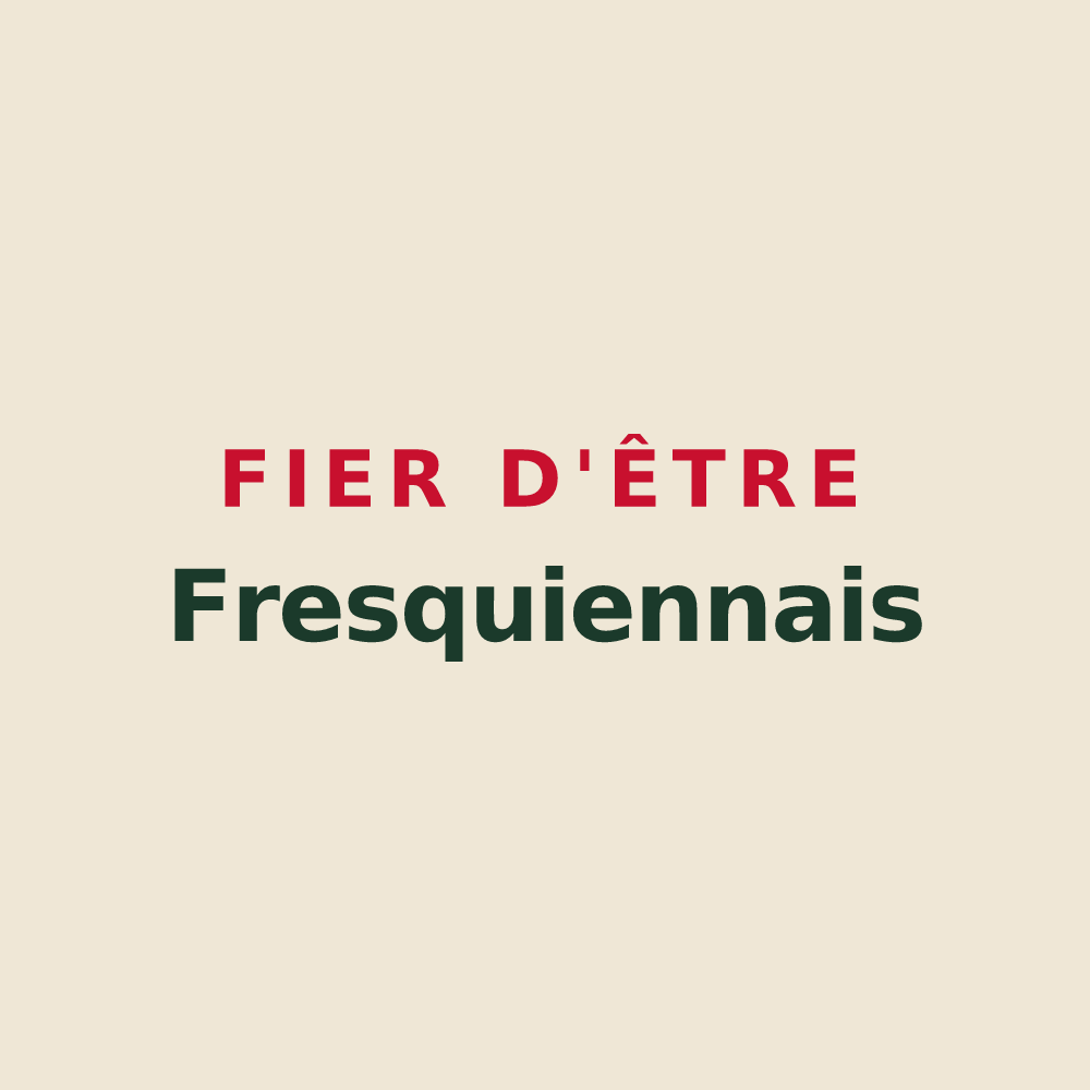Tote bag « Fier d'être Fresquiennais » — design pour Fresquiennes