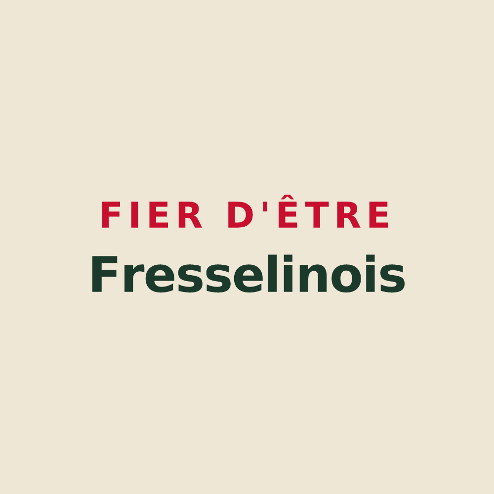 Tote bag « Fier d'être Fresselinois » — design pour Fresselines