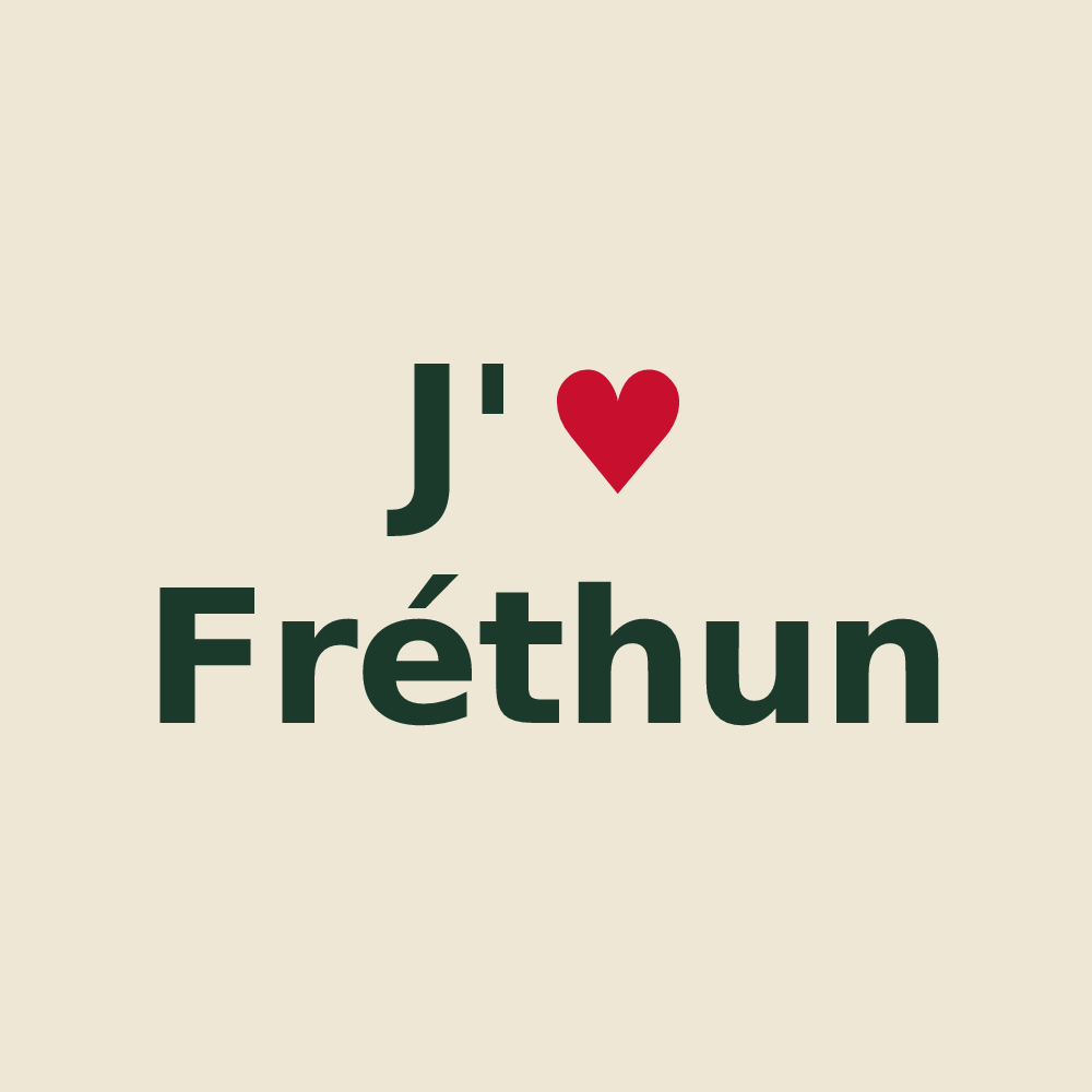 Tote bag personnalisé Fréthun — design J'aime Fréthun