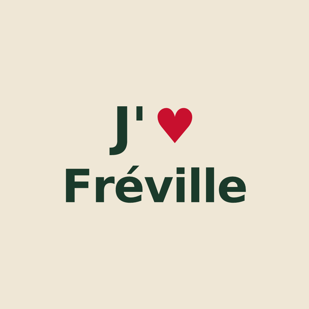 Tote bag personnalisé Fréville — design J'aime Fréville