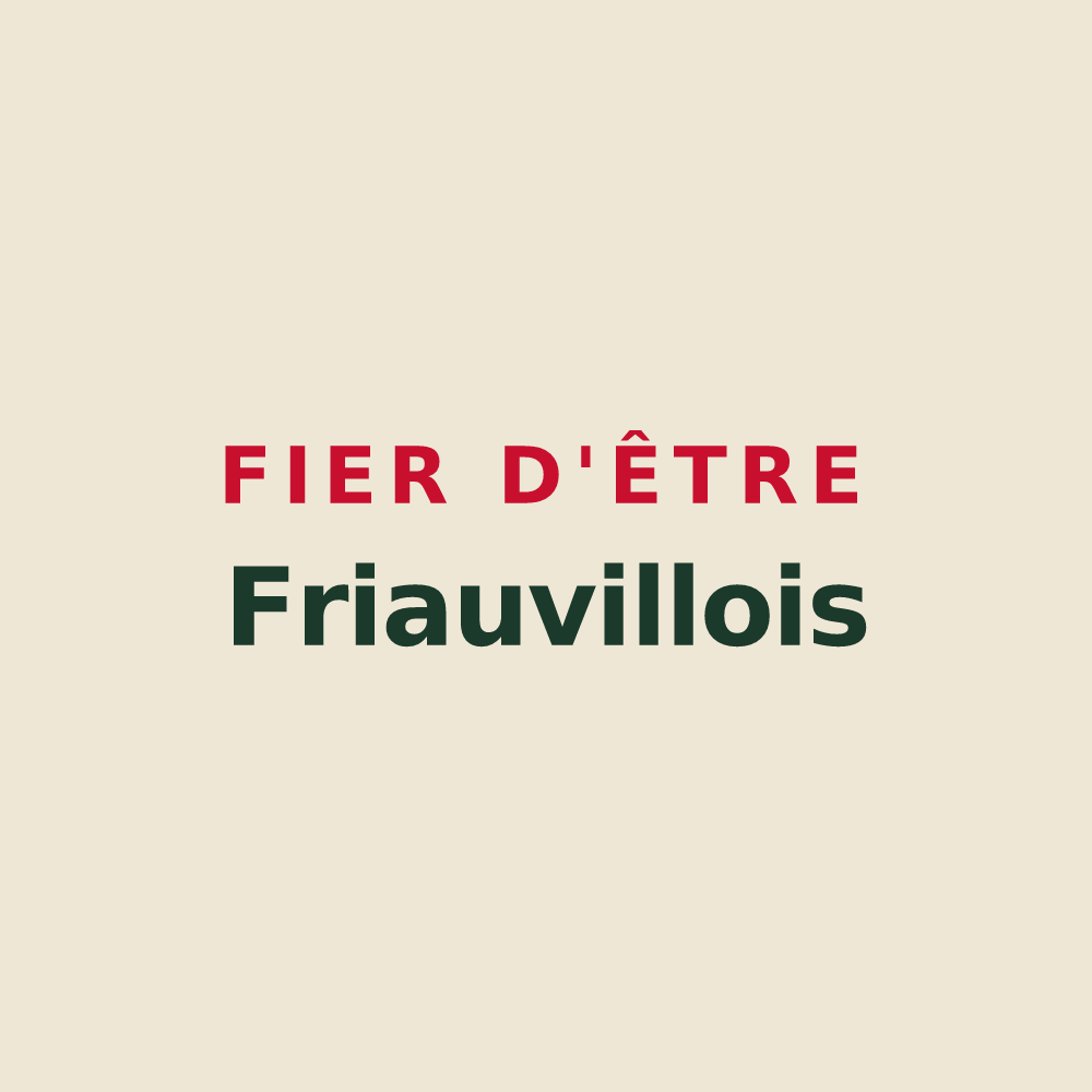 Tote bag « Fier d'être Friauvillois » — design pour Friauville