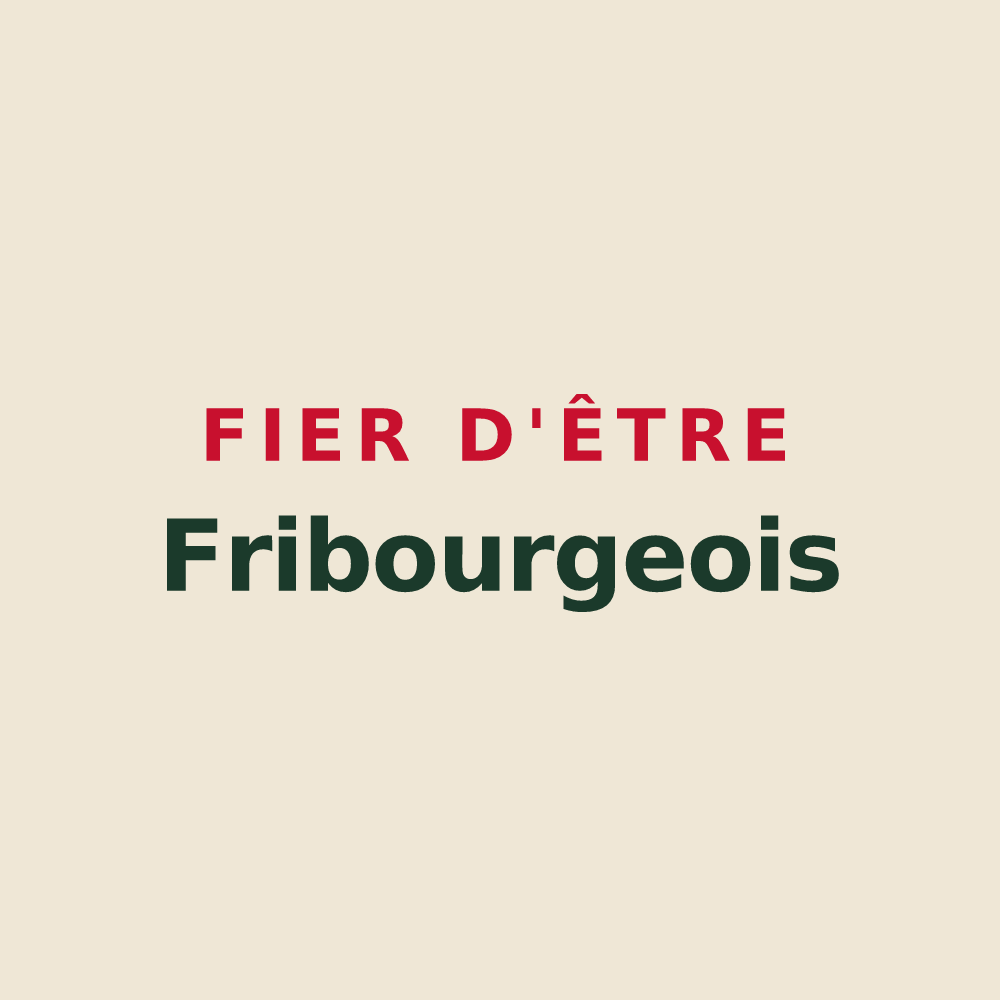 Tote bag « Fier d'être Fribourgeois » — design pour Fribourg