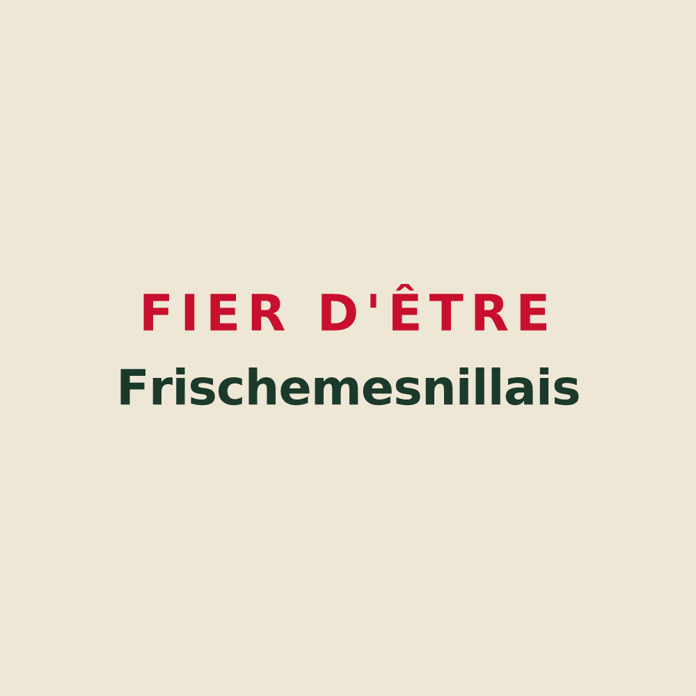 Tote bag « Fier d'être Frischemesnillais » — design pour Frichemesnil