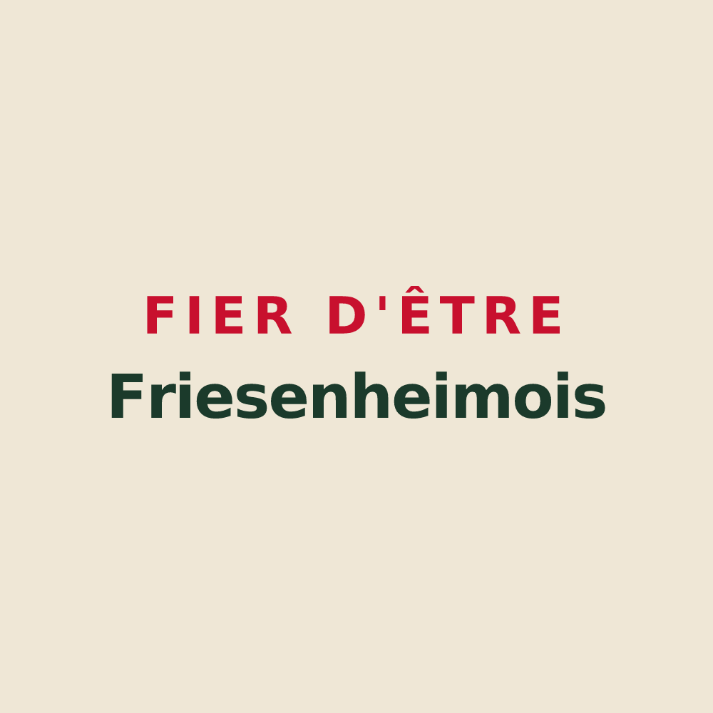Tote bag « Fier d'être Friesenheimois » — design pour Friesenheim