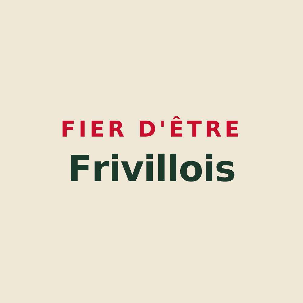 Tote bag « Fier d'être Frivillois » — design pour Friville-Escarbotin