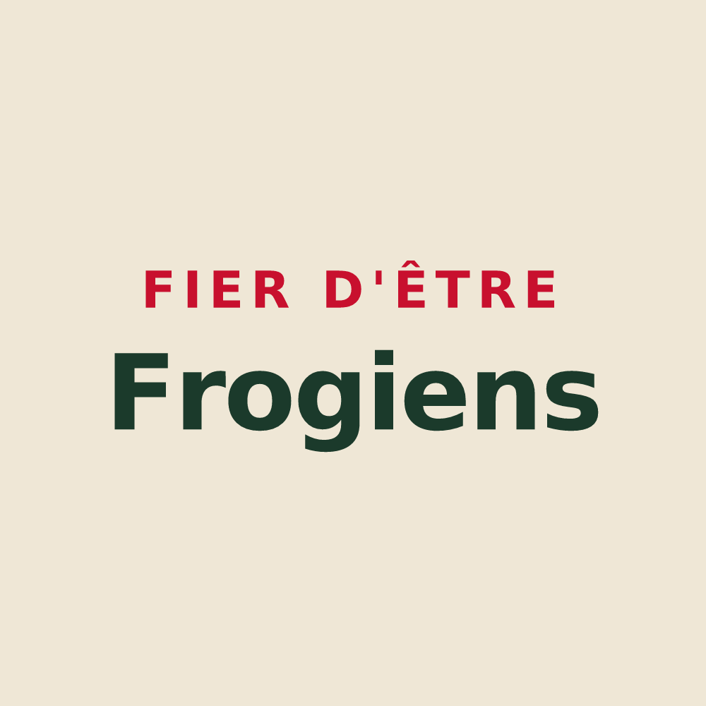 Tote bag « Fier d'être Frogiens » — design pour Froges