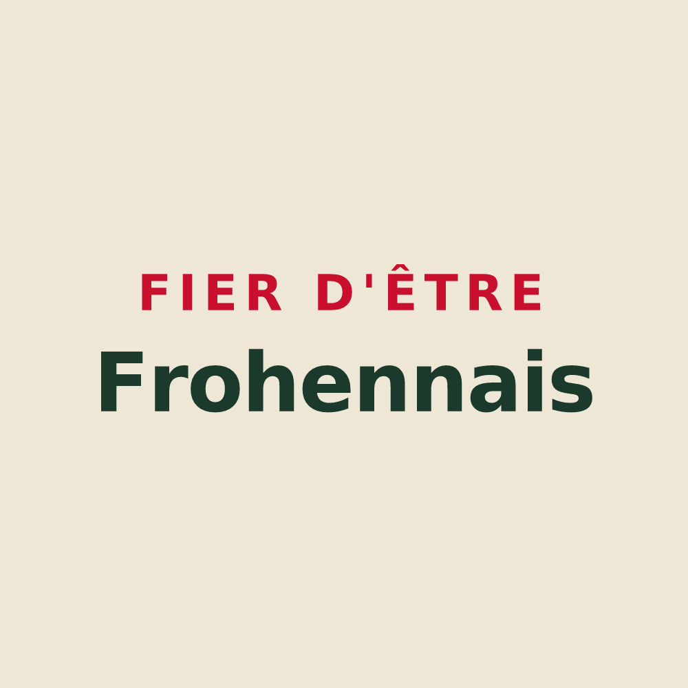 Tote bag « Fier d'être Frohennais » — design pour Frohen-sur-Authie
