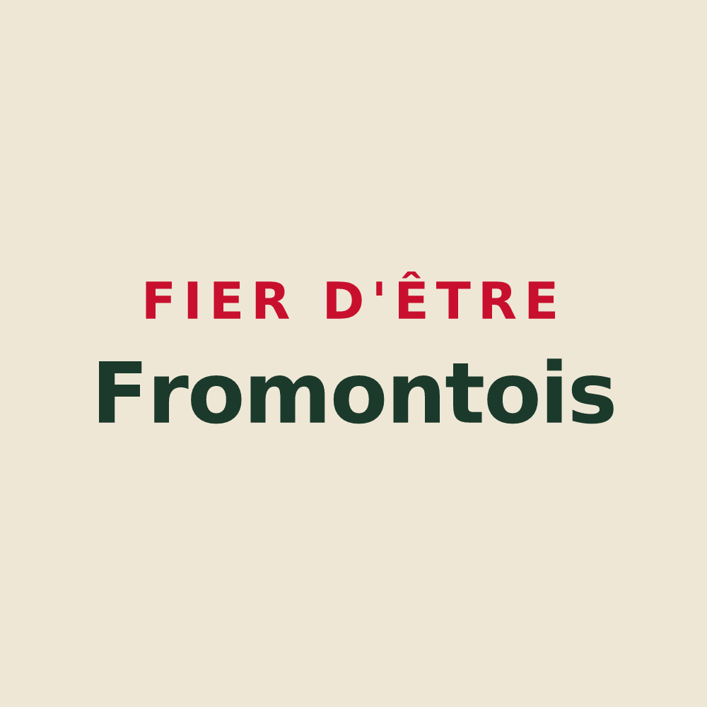 Tote bag « Fier d'être Fromontois » — design pour Fromont
