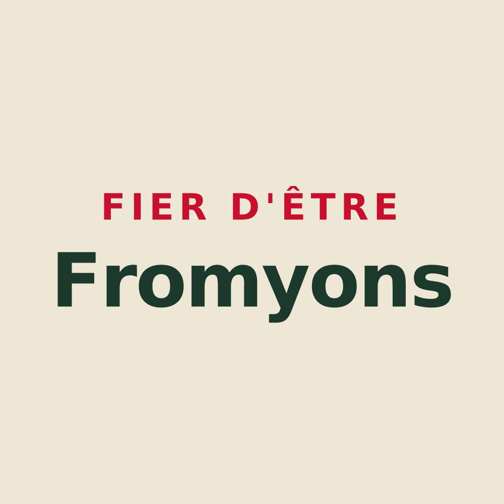 Tote bag « Fier d'être Fromyons » — design pour Fromy