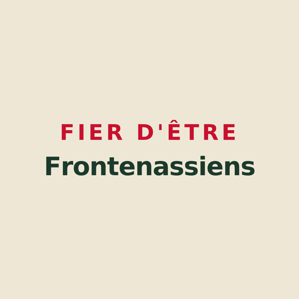 Tote bag « Fier d'être Frontenassiens » — design pour Frontenas