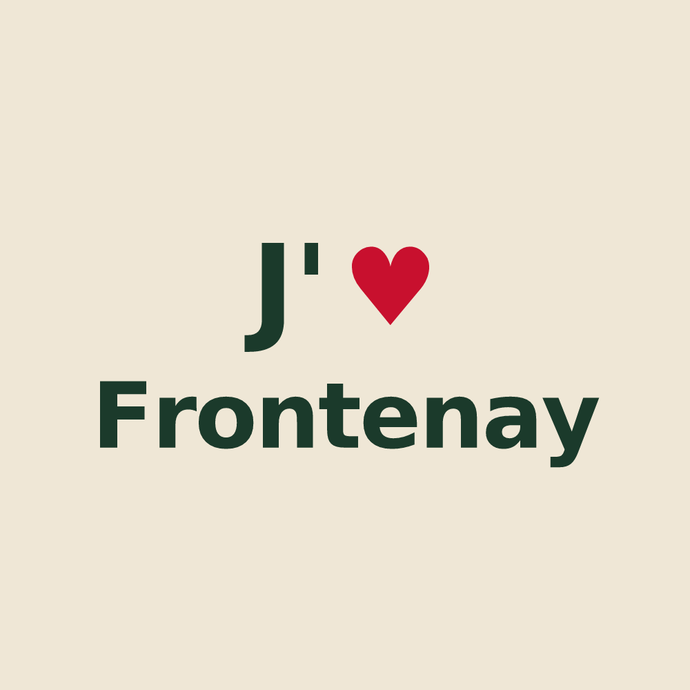Tote bag personnalisé Frontenay — design J'aime Frontenay