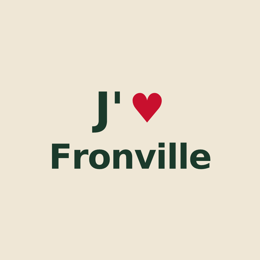 Tote bag personnalisé Fronville — design J'aime Fronville