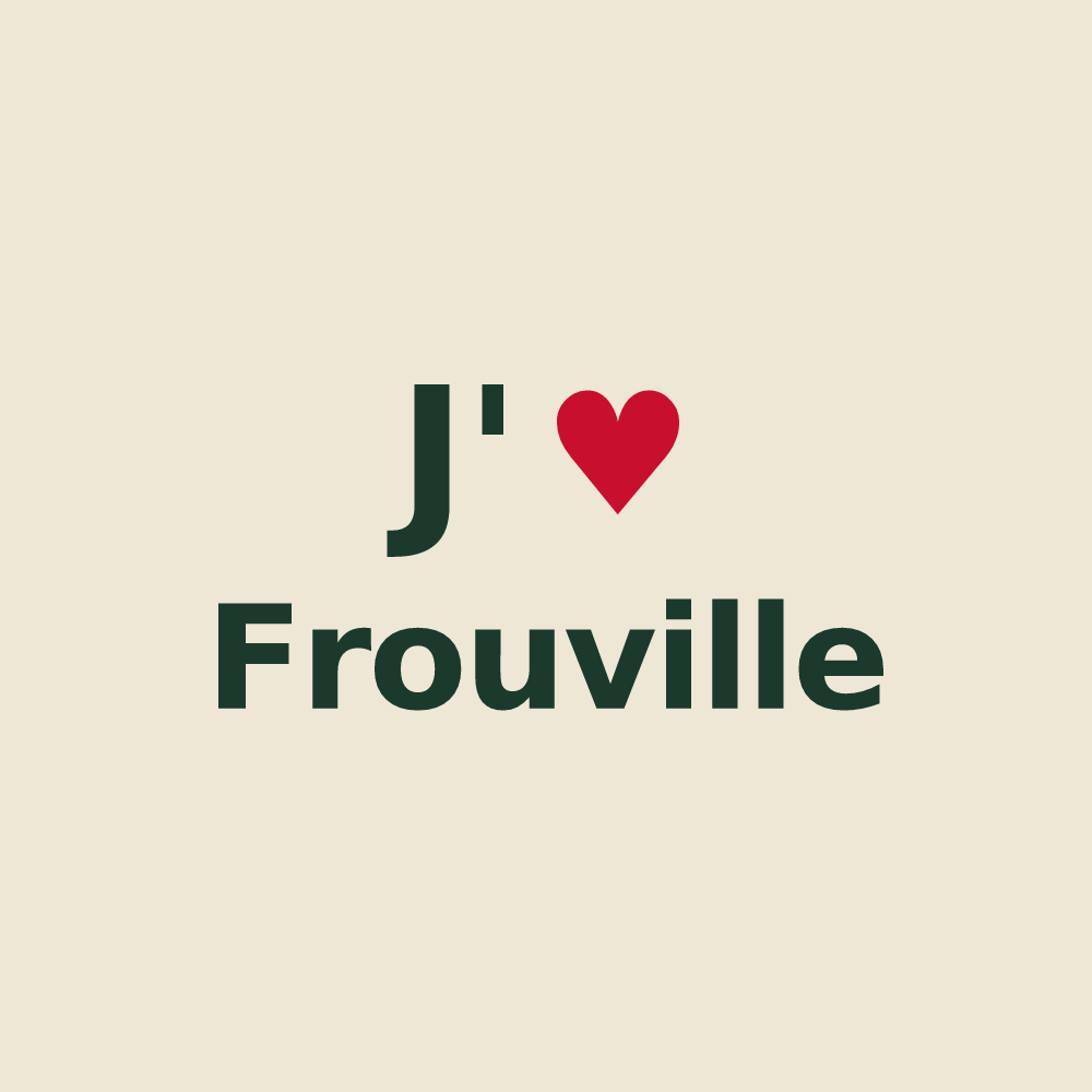 Tote bag personnalisé Frouville — design J'aime Frouville