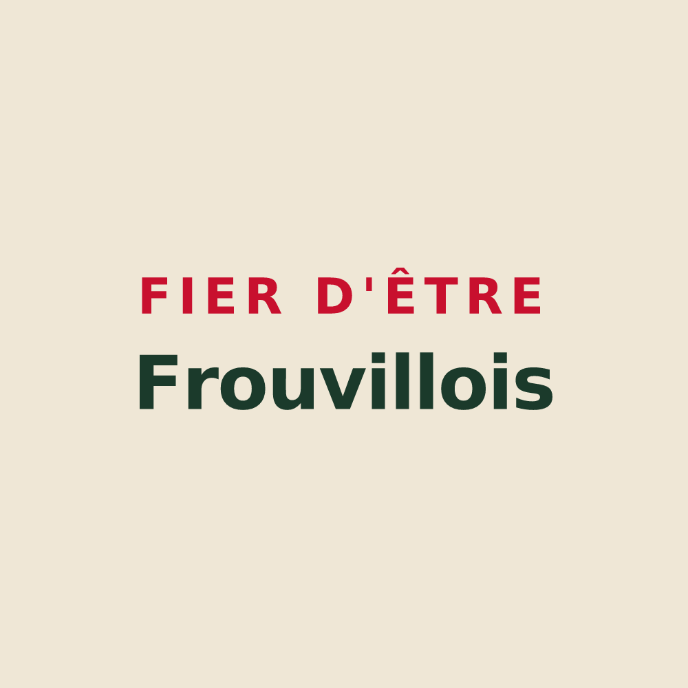 Tote bag « Fier d'être Frouvillois » — design pour Frouville