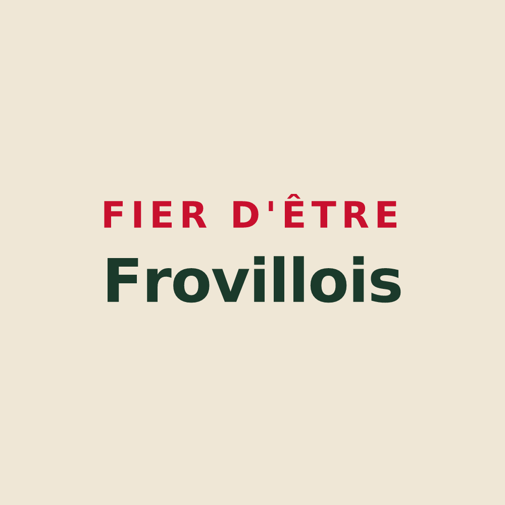 Tote bag « Fier d'être Frovillois » — design pour Froville