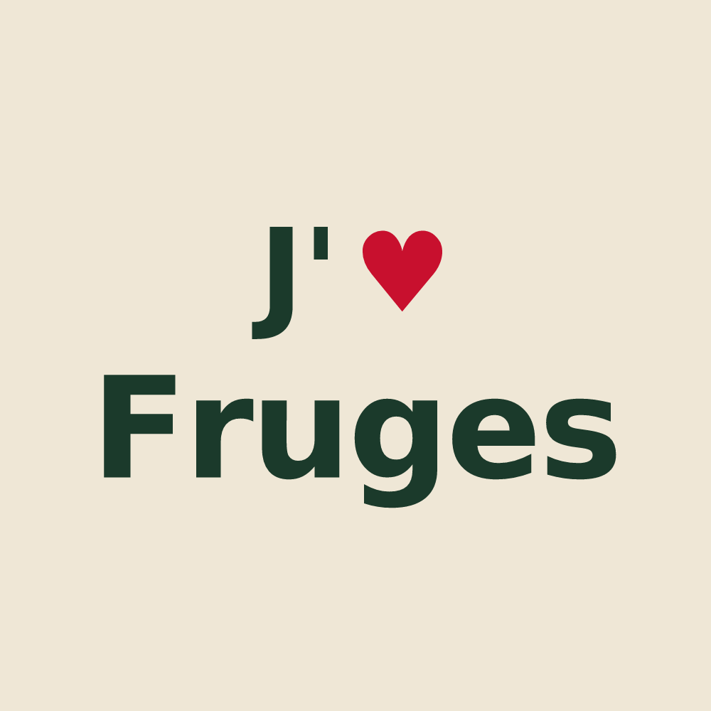 Tote bag personnalisé Fruges — design J'aime Fruges