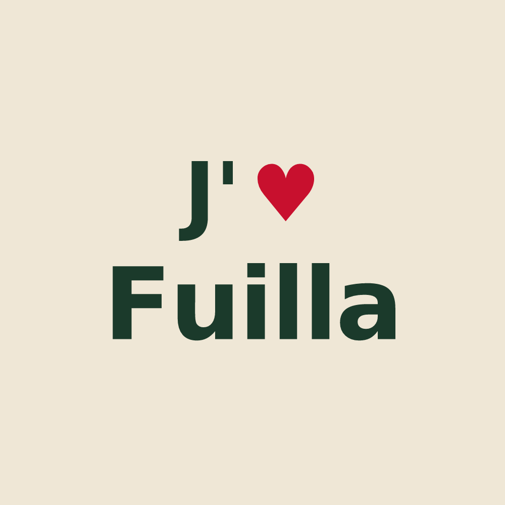 Tote bag personnalisé Fuilla — design J'aime Fuilla