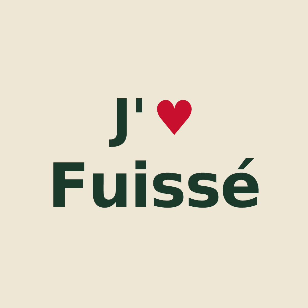 Tote bag personnalisé Fuissé — design J'aime Fuissé