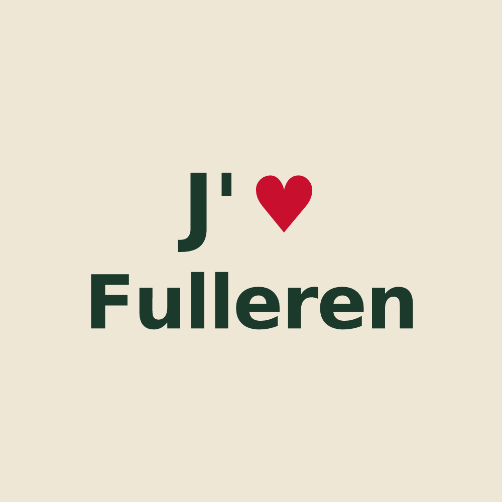 Tote bag personnalisé Fulleren — design J'aime Fulleren