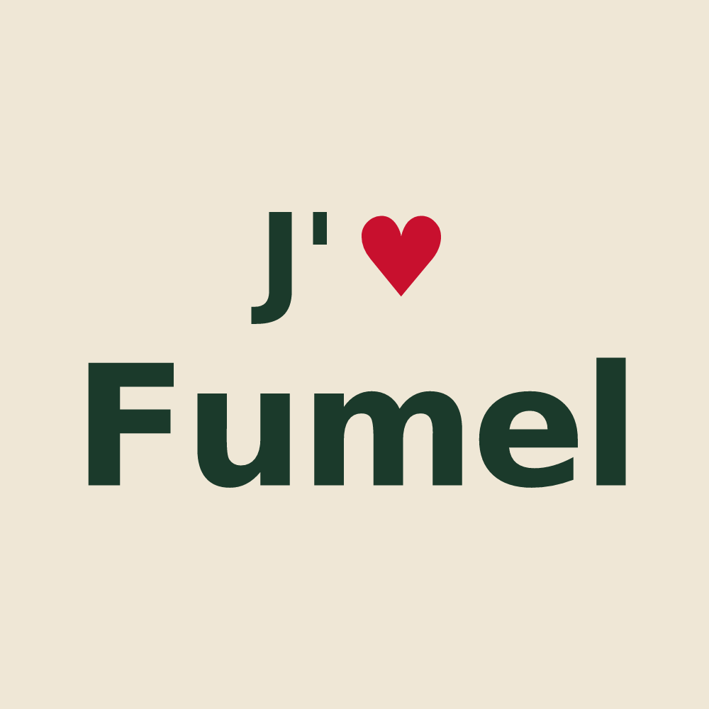 Tote bag personnalisé Fumel — design J'aime Fumel
