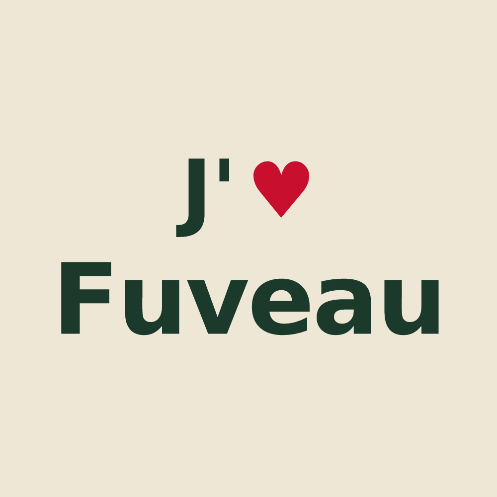 Tote bag personnalisé Fuveau — design « J'aime Fuveau » imprimé sur le tote bag
