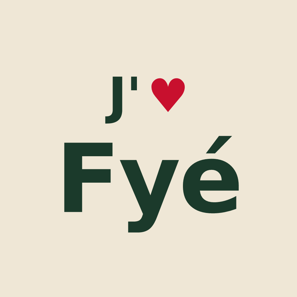 Tote bag personnalisé Fyé — design J'aime Fyé