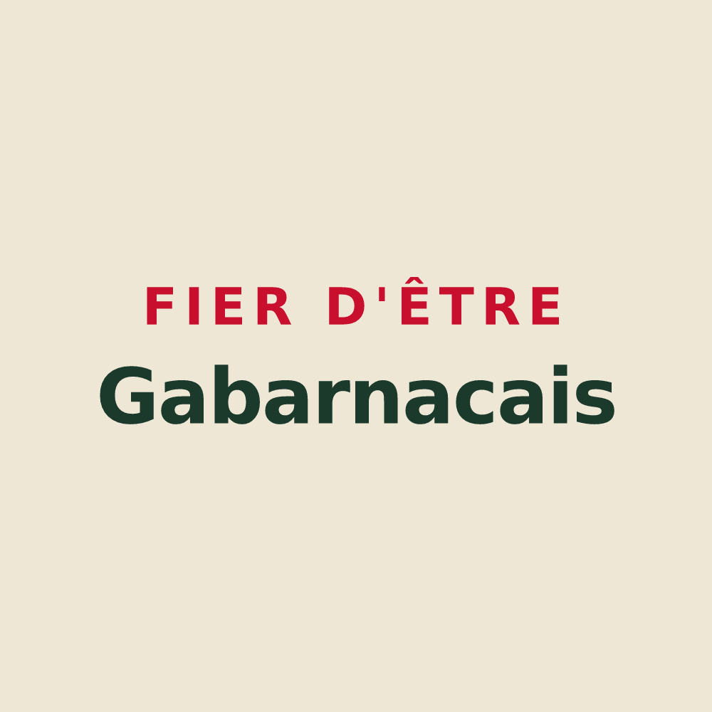 Tote bag « Fier d'être Gabarnacais » — design pour Gabarnac