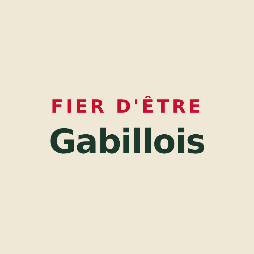 Tote bag « Fier d'être Gabillois » — design pour Gabillou