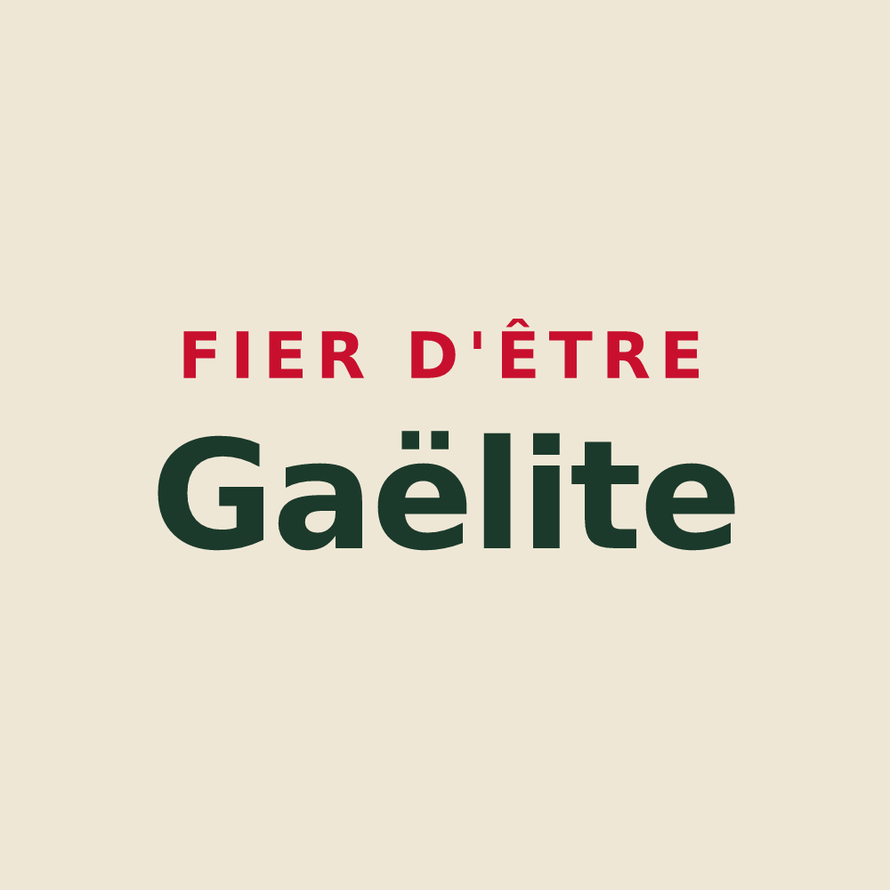 Tote bag « Fier d'être Gaëlite » — design pour Gaël