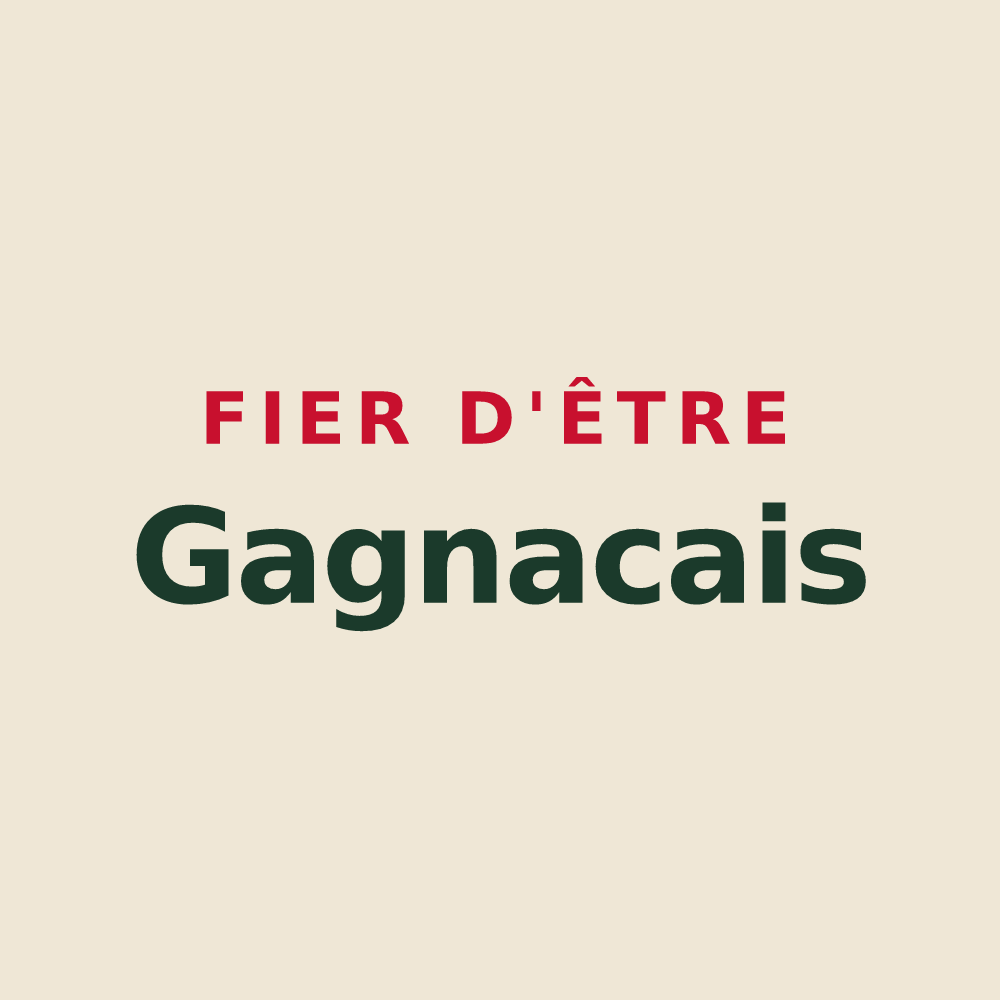 Tote bag « Fier d'être Gagnacais » — design pour Gagnac-sur-Garonne