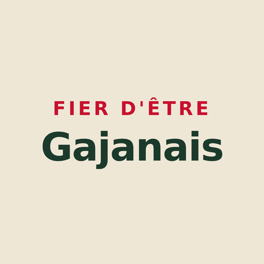 Tote bag « Fier d'être Gajanais » — design pour Gajan
