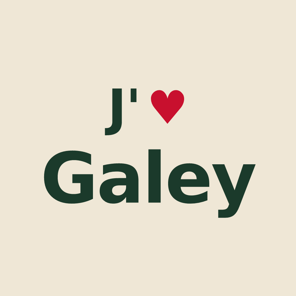 Tote bag personnalisé Galey — design J'aime Galey