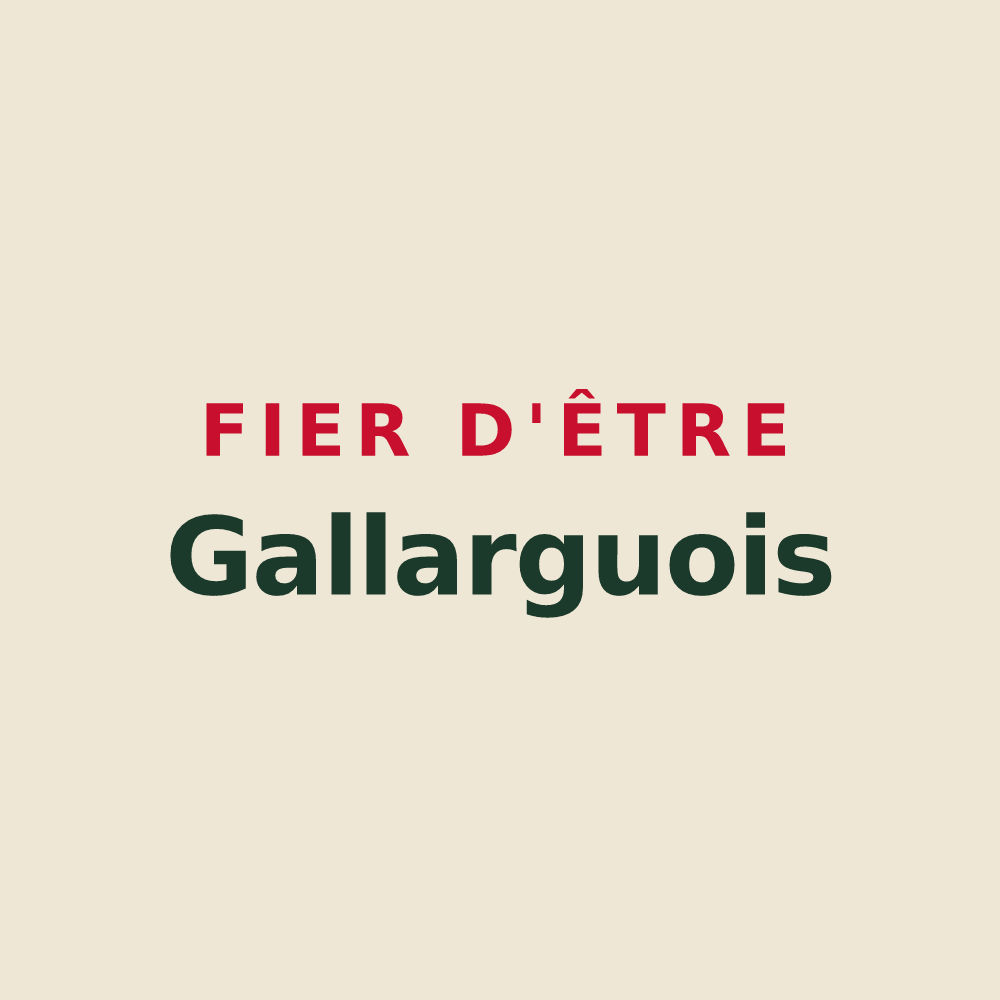 Tote bag « Fier d'être Gallarguois » — design pour Gallargues-le-Montueux