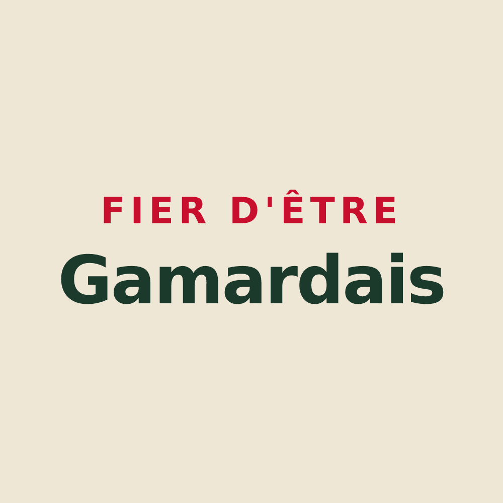 Tote bag « Fier d'être Gamardais » — design pour Gamarde-les-Bains